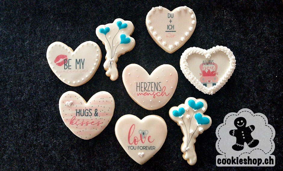 Valentinstag, Valentin, Valentine, Herz, Liebe, Love, Herzensmensch, Hochzeit, Cookies, Kekse personalisiert